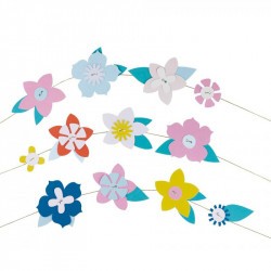 Kit Créatif pour enfant - couronne de fleurs - Pirouette Cacahouète