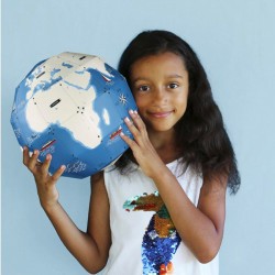 Kit Créatif Globe terrestre - Pirouette Cacahouète - enfant