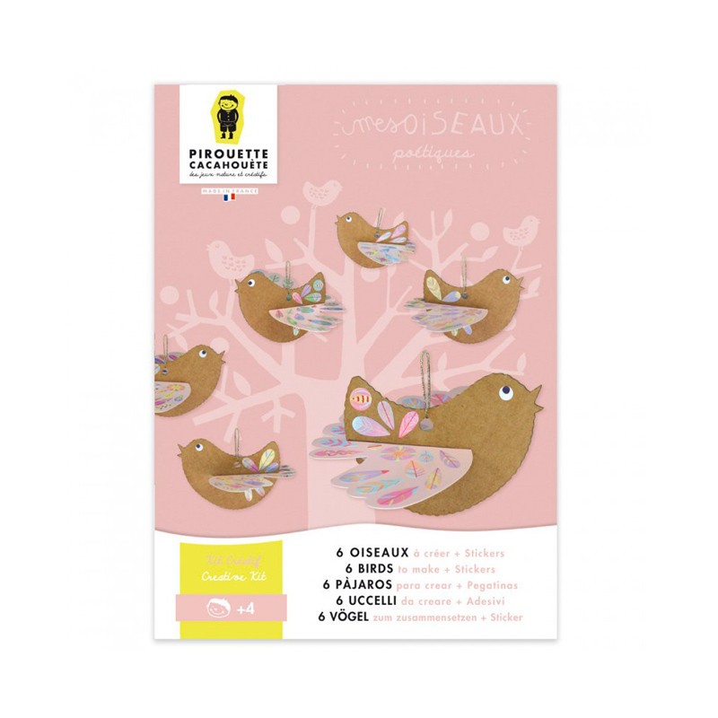 Kit Créatif Oiseaux - Pirouette Cacahouète