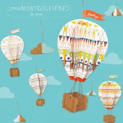 Kit Créatif enfant - Montgolfière - Pirouette Cacahouète