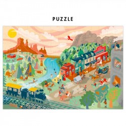 Puzzle Far west enfant