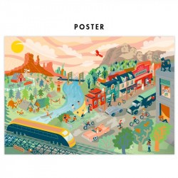 Puzzle enfant Far west