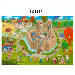 puzzle moyen-âge enfant