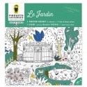 Poster coloriage - Jardin - Pirouette Cacahouète