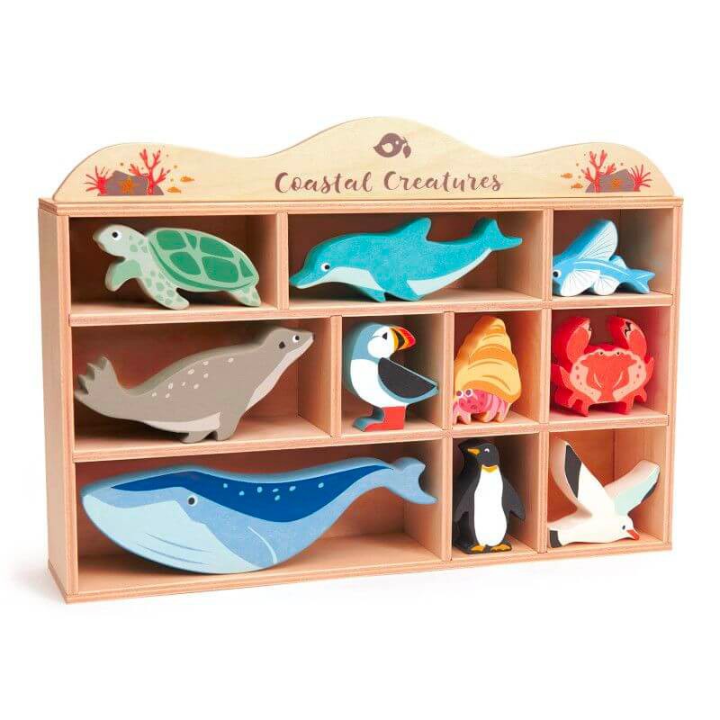 Jouet en bois Marchande Panier Poissonnier Tender Leaf Toys®