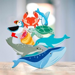 Jeux en bois - set animaux marins - tender Leaf