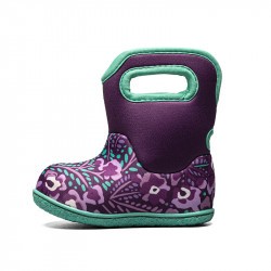 bottes bébé imperméables - bogs Super Flowers