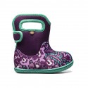 Bottes Bogs Classic Casual Check – Violette, Taille 7 – Imperméables Et Légères