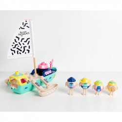 jouet enfant : bateau flottant - les mini-mondes