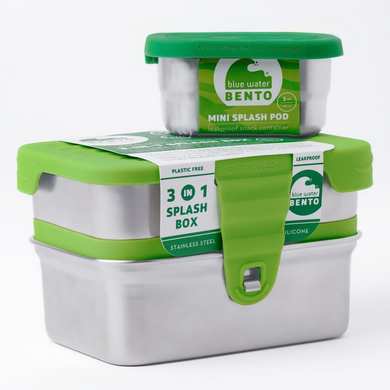 3 in 1 Splash Box - Bento inox - ECOlunchbox