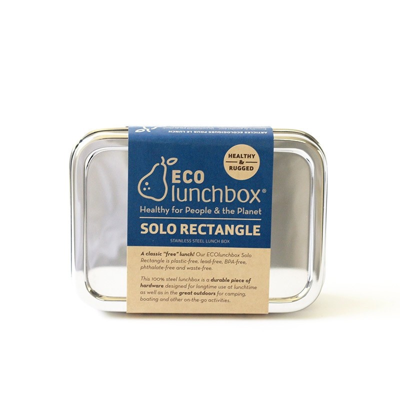 Boîte inox Solo Rectangle - ECOlunchbox