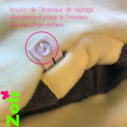 capuchon polaire bébé hiver