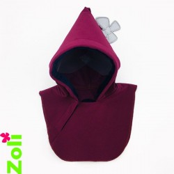Capuchon bébé imperméable Zoli - Bordeaux / Marine