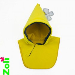 Capuchon bébé imperméable Zoli - Jaune / Anthracite