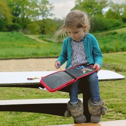 Cahier dessin enfant réutilisable - Jaq Jaq Bird - fusée