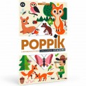 Poster Discovery Poppik et 44 stickers - La Forêt