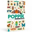 Poster Discovery Poppik et 44 stickers - Insectes
