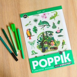 poster créatif enfant - jungle poppik