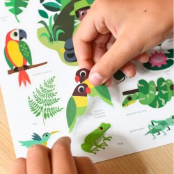 stickers créatifs enfant - poppik jungle