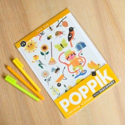 poster créatif enfant - jardin poppik