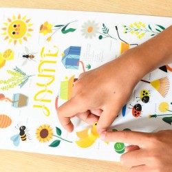 stickers créatifs enfant - poppik jardin