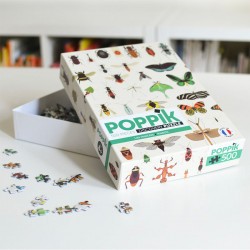 Puzzle éducatif pour enfant - insectes - poppik