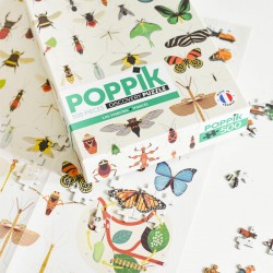 Puzzle éducatif poppik pour enfant - insectes