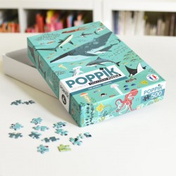 Puzzle éducatif pour enfant - océans - poppik