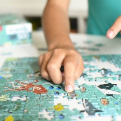 Puzzle éducatif poppik pour enfant - océans