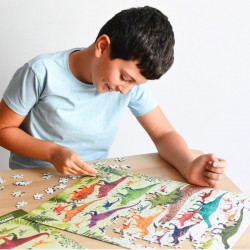 Puzzle pour enfant - dinosaures - poppik