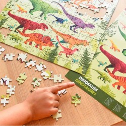 Puzzle éducatif pour enfant - dinosaures - poppik