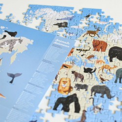 Puzzle pour enfant éducatif - animaux - poppik
