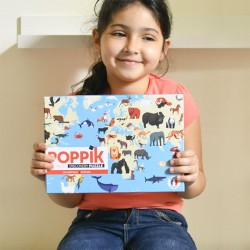 Puzzle éducatif poppik - animaux