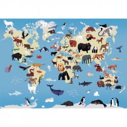 Puzzle éducatif pour enfant - animaux - poppik