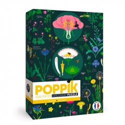 Puzzle éducatif Botanique 10 ans - 1 000 pièces - Poppik