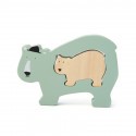 Puzzle bébé en bois Trixie - Ours Polaire
