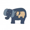 Puzzle bébé en bois Trixie - Eléphant