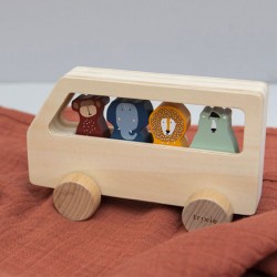 bus en bois jouet enfant