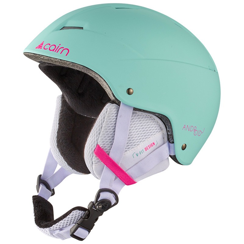 casque ski enfant cairn turquoise