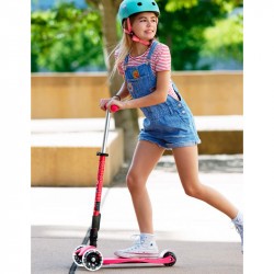 trottinette pliable maxi micro deluxe enfant rose