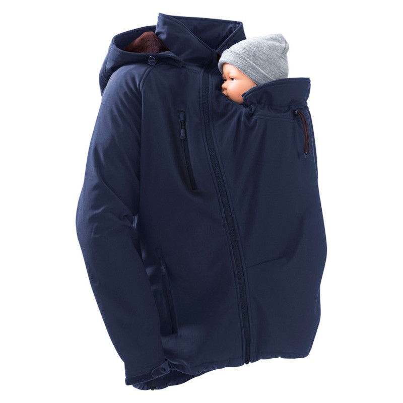 Veste de portage homme softshell Mamalila - Navy