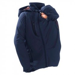 veste de portage softshell pour homme bleu