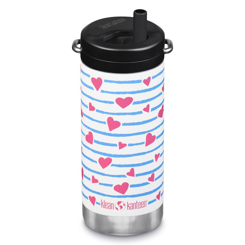 Gourde TKWide isotherme 350 ml Hearts Stripe - Klean Kanteen