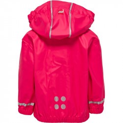 veste imperméable rose