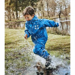 veste imperméable bleu pour enfant