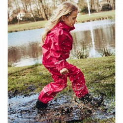 veste imperméable rose pour enfant