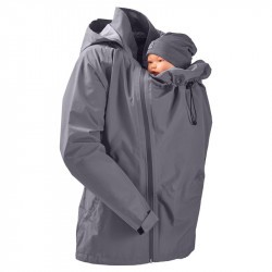 Veste de portage imperméable Mamalila - Anthracite