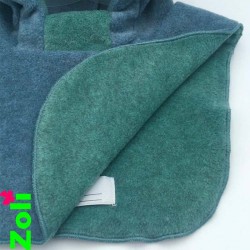 capuchon bébé contre le froid zoli vert gris