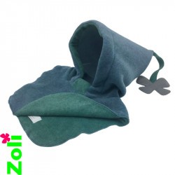 capuchon pour bébé zoli vert gris