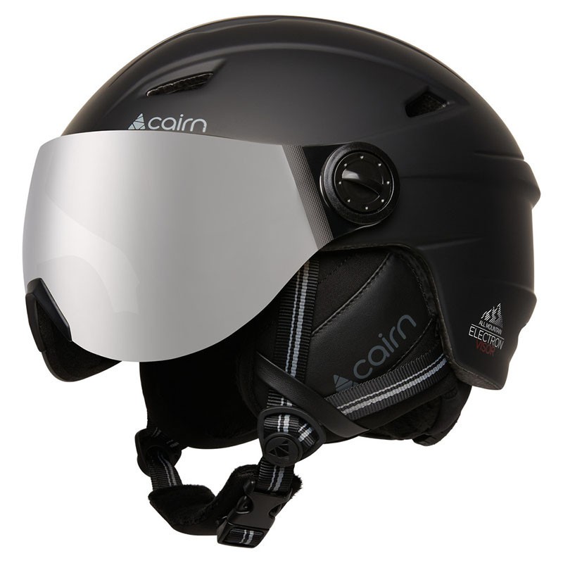 Casque Cairn Electron Visor J avec visière - Mat Black